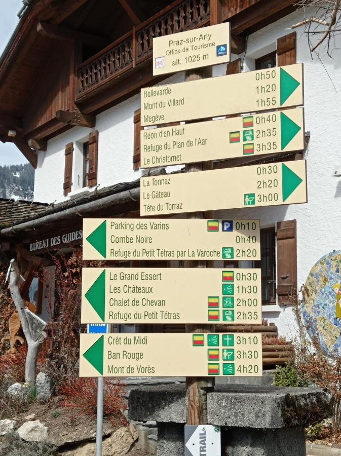 Studio Praz Sur Arly 아파트 외부 사진